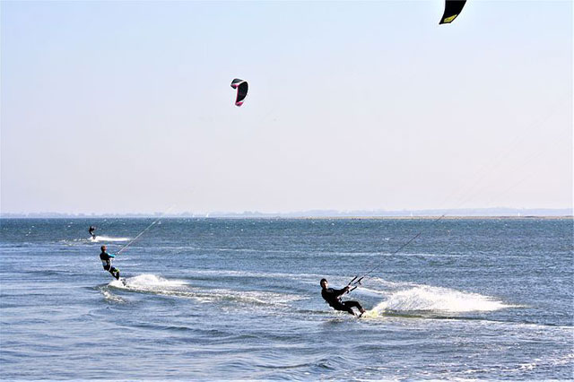 Kiten oder Surfen auf Fehmarn