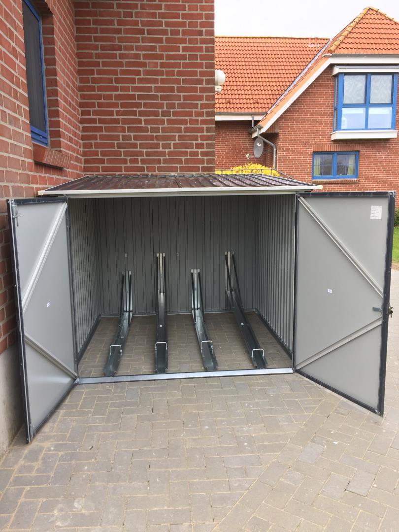 Abschließbare Fahrradgarage