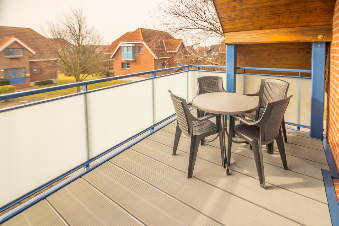 Viel Platz auf dem Balkon